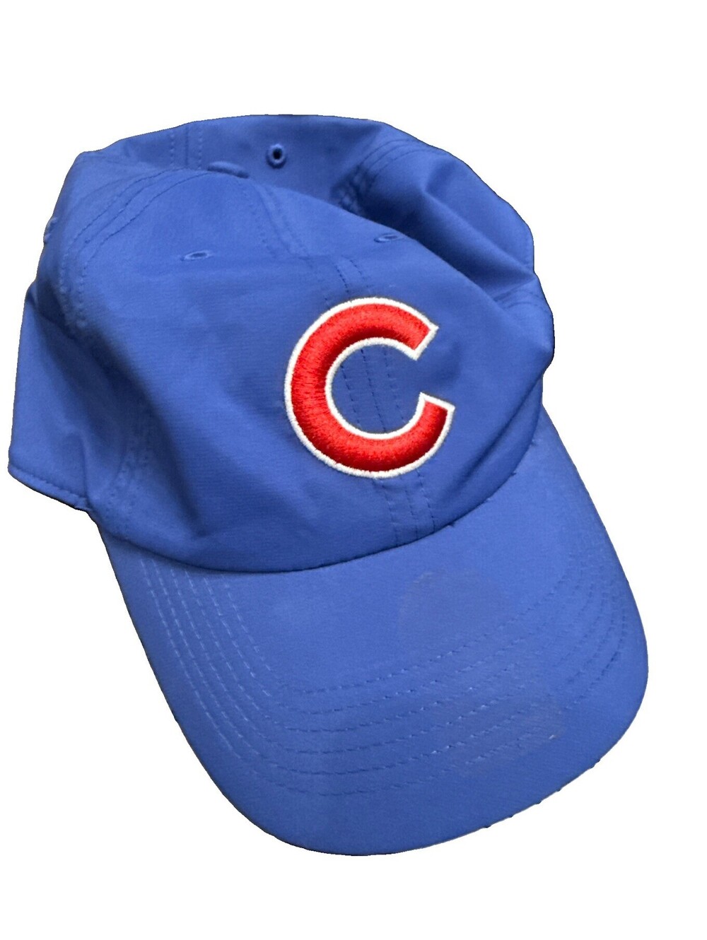 Chicago Cubs Logo Snap-back Hat Cap, Blue/Red/White Adjustable One Size 47 Brand